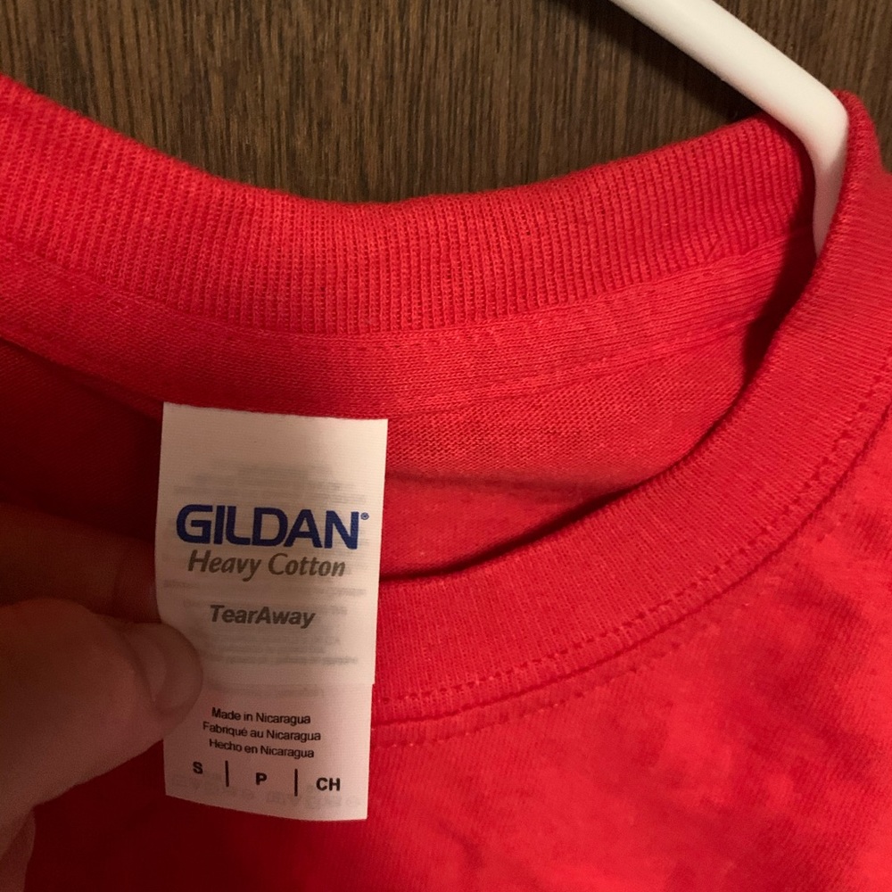 Plain Red Basic Tee - image 3